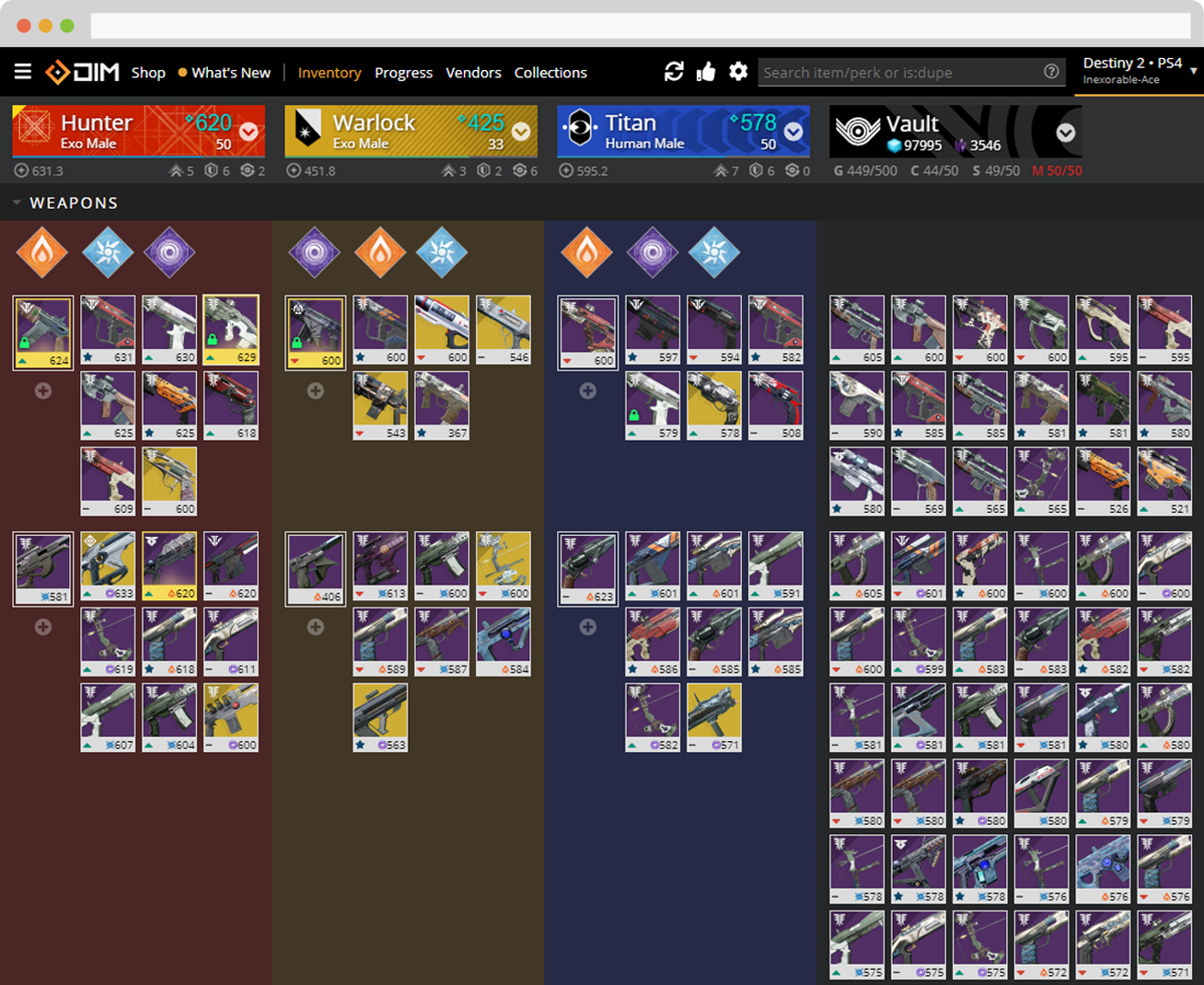 Some item 1. Значок destiny item manager.